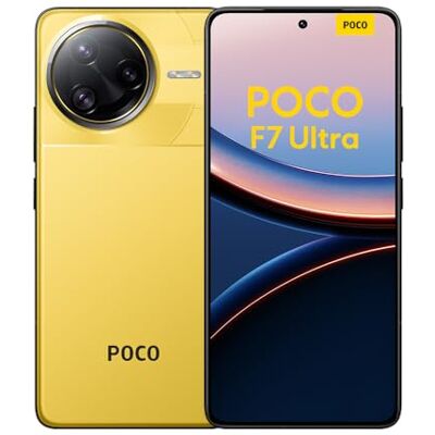 XIAOMI POCO F7 Ultra Smartphone, 16 + 512, gul, 5 300 mAh batteri, 120 W Hypercharge, HyperAI XIAOMI POCO F7 Ultra Smartphone, 16 + 512, gul, 5 300 mAh batteri, 120 W Hypercharge, HyperAI