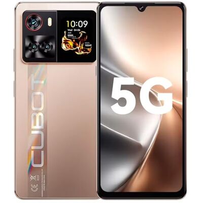 Cubot X100 5G Smartphone 6.88" HD+ 120Hz, 16GB RAM (8GB+8GB Exp.), 256GB ROM, 64MP Kamera, Android 15, Dimensity 7025, Guld Cubot X100 5G Smartphone 6.88" HD+ 120Hz, 16GB RAM (8GB+8GB Exp.), 256GB ROM, 64MP Kamera, Android 15, Dimensity 7025, Guld