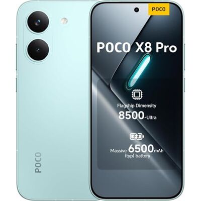 XIAOMI POCO X8 Pro, smartphone 8 + 512 GB, Flagship Dimensity 8500-Ultra, 6 500 mAh (typ) batteri, ultraljus AMOLED-skärm, 50 MP Sony IMX882 med OIS, grön, 1 års extra garanti, laddare ingår inte XIAOMI POCO X8 Pro, smartphone 8 + 512 GB, Flagship Dimensity 8500-Ultra, 6 500 mAh (typ) batteri, ultraljus AMOLED-skärm, 50 MP Sony IMX882 med OIS, grön, 1 års extra garanti, laddare ingår inte