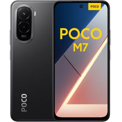 XIAOMI POCO M7, Smartphone 6+128 GB, 6,9 tums FHD+ 144 Hz skärm, Snapdragon 685, 50 MP AI dubbelkamera, 7 000 mAh, svart, laddare ingår inte XIAOMI POCO M7, Smartphone 6+128 GB, 6,9 tums FHD+ 144 Hz skärm, Snapdragon 685, 50 MP AI dubbelkamera, 7 000 mAh, svart, laddare ingår inte