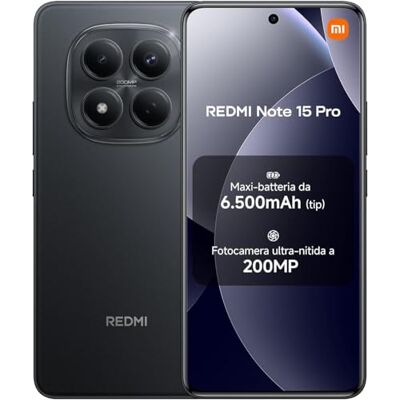 XIAOMI Redmi Note 15 Pro 8+256 Black (Ingen strömadapter ingår) XIAOMI Redmi Note 15 Pro 8+256 Black (Ingen strömadapter ingår)