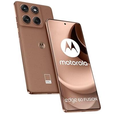 Motorola Edge 60 Fusion 256 GB, Unlocked Smartphone, 6,67 tums skärm, 50 MP-kamera, batteri på 5 200 mAh, mockaskum (brun), skyddsfodral och USB C-kabel ingår Motorola Edge 60 Fusion 256 GB, Unlocked Smartphone, 6,67 tums skärm, 50 MP-kamera, batteri på 5 200 mAh, mockaskum (brun), skyddsfodral och USB C-kabel ingår