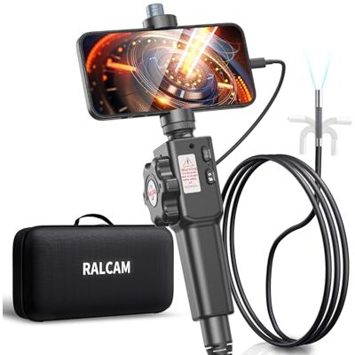 Ralcam Endoskopkamera mit Licht Camera Inspektionskamera 8.5mm HD1080P Industrial Endoscope mit 8 Adjustable LED Digitales Endoskop 2m Flexible Kabel, für Android und IOS Smartphone (2M Kabel) Ralcam Endoskopkamera mit Licht Camera Inspektionskamera 8.5mm HD1080P Industrial Endoscope mit 8 Adjustable LED Digitales Endoskop 2m Flexible Kabel, für Android und IOS Smartphone (2M Kabel)