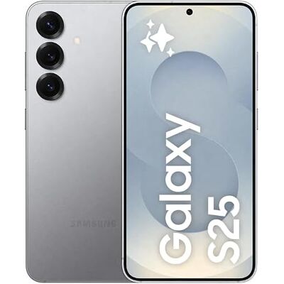 Samsung Galaxy S25 AI Smartphone med Galaxy AI, inget kontrakt, mobiltelefon med Android, 12 GB RAM, 256 GB minne, 50 MP-kamera, silverskugga Samsung Galaxy S25 AI Smartphone med Galaxy AI, inget kontrakt, mobiltelefon med Android, 12 GB RAM, 256 GB minne, 50 MP-kamera, silverskugga