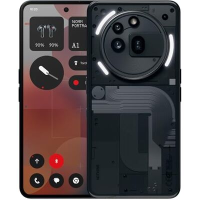 Nothing Telefon (3a) Pro 256 GB Handy med 50 MP Periskop-Kamera, 50 MP Hauptkamera, 60-facher ultra zoom, essential space, 12 GB RAM, Langer Akkulaufzeit och 6,77" FHD+ AMOLED-display svart Nothing Telefon (3a) Pro 256 GB Handy med 50 MP Periskop-Kamera, 50 MP Hauptkamera, 60-facher ultra zoom, essential space, 12 GB RAM, Langer Akkulaufzeit och 6,77" FHD+ AMOLED-display svart