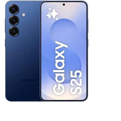 Samsung Galaxy S25 AI Smartphone med Galaxy AI, inget kontrakt, mobiltelefon med Android, 12 GB RAM, 256 GB minne, 50 MP-kamera, marinblå Samsung Galaxy S25 AI Smartphone med Galaxy AI, inget kontrakt, mobiltelefon med Android, 12 GB RAM, 256 GB minne, 50 MP-kamera, marinblå