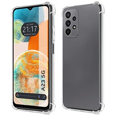 Tumundosmartphone Transparent silikonfodral för Samsung Galaxy A23 5G Tumundosmartphone Transparent silikonfodral för Samsung Galaxy A23 5G