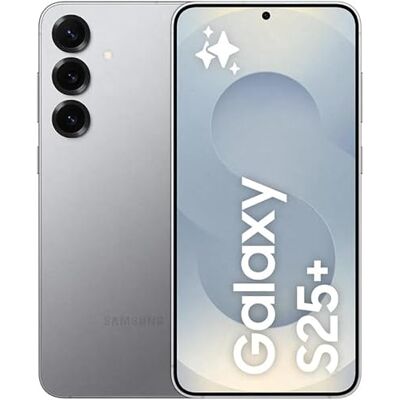 Samsung Galaxy S25+ AI Smartphone med Galaxy AI, inget kontrakt, mobiltelefon med Android, 12 GB RAM, 256 GB minne, 50 MP-kamera, silverskugga Samsung Galaxy S25+ AI Smartphone med Galaxy AI, inget kontrakt, mobiltelefon med Android, 12 GB RAM, 256 GB minne, 50 MP-kamera, silverskugga