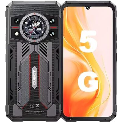 Cubot KingKong 11 – Smartphone 5G 6,72" FHD+ 120Hz, 16GB RAM (+16GB utökat), 256GB ROM, 108MP kamera, 10200mAh batteri, Android 15, Dimensity 7025, Svart Cubot KingKong 11 – Smartphone 5G 6,72" FHD+ 120Hz, 16GB RAM (+16GB utökat), 256GB ROM, 108MP kamera, 10200mAh batteri, Android 15, Dimensity 7025, Svart