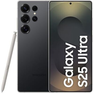 Samsung Galaxy S25 Ultra AI Smartphone med Galaxy AI, inget kontrakt, mobiltelefon med Android, 12 GB RAM, 256 GB minne, 200 MP-kamera, titan svart Samsung Galaxy S25 Ultra AI Smartphone med Galaxy AI, inget kontrakt, mobiltelefon med Android, 12 GB RAM, 256 GB minne, 200 MP-kamera, titan svart