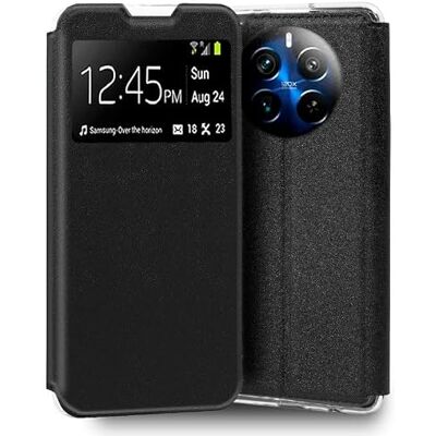 Cool Funda Flip Cover Svart för Realme 12 Pro 5G - Flip Cover Cool Funda Flip Cover Svart för Realme 12 Pro 5G - Flip Cover