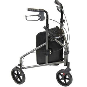 NRS Healthcare - 3-hjul aluminium-rollator - Silver NRS Healthcare - 3-hjul aluminium-rollator - Silver