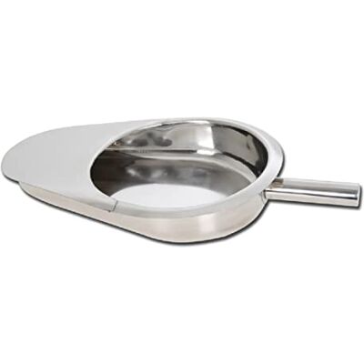 GIMA UPL-143T rostfritt stål sängfrakttyp behållare med rörhandtag, 418 mm x 292 mm x 85 mm GIMA UPL-143T rostfritt stål sängfrakttyp behållare med rörhandtag, 418 mm x 292 mm x 85 mm
