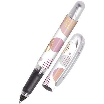 Online Rollerball College Shiny Bubbles, Rollerball för högerhänta och vänsterhänta användare, ergonomiskt handtag, högkvalitativ roller-boll, standardbläckpatroner, inkl. blå kombipatron Online Rollerball College Shiny Bubbles, Rollerball för högerhänta och vänsterhänta användare, ergonomiskt handtag, högkvalitativ roller-boll, standardbläckpatroner, inkl. blå kombipatron
