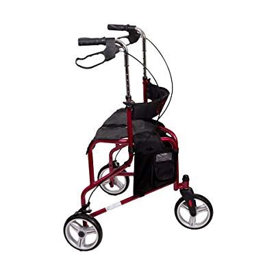 Antar AT51004 Aluminium Trehjuling Rollator 6 kg, Röd Antar AT51004 Aluminium Trehjuling Rollator 6 kg, Röd