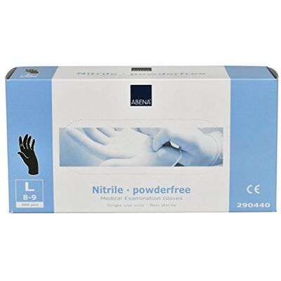 ABENA nitrile handske stor pulverfri svart ABENA nitrile handske stor pulverfri svart