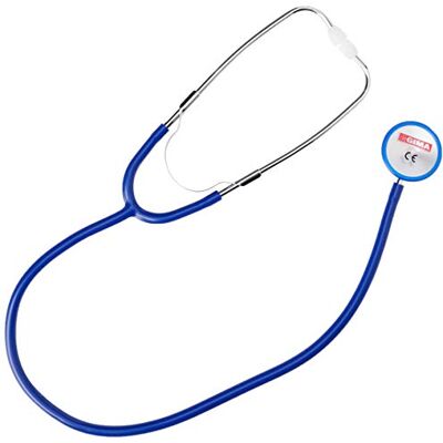 GIMA Enhuvudstetoskop TRAD, vuxna, Y färg blå, paviljong Ø 43,5 mm, latexfri, CE-medicinsk produkt GIMA Enhuvudstetoskop TRAD, vuxna, Y färg blå, paviljong Ø 43,5 mm, latexfri, CE-medicinsk produkt