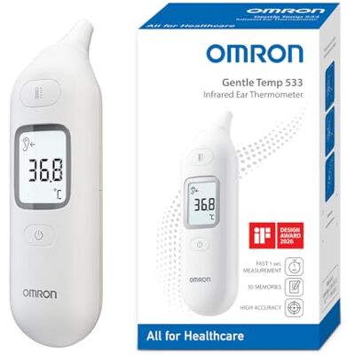 OMRON Gentle Temp 533 Infraröd örontermometer för spädbarn, barn och vuxna OMRON Gentle Temp 533 Infraröd örontermometer för spädbarn, barn och vuxna
