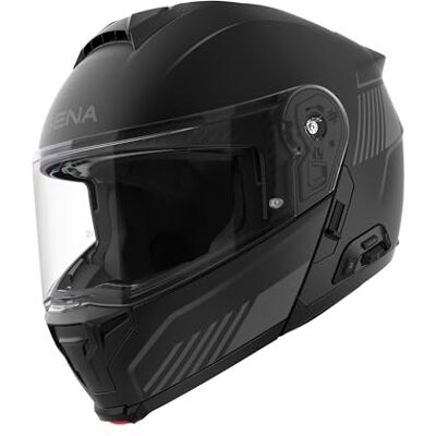 Sena SPECTER modulär smart kommunikation motorcykelhjälm med nätintercom, 2:a generationen ljud av Harmon Kardon, DuPont Kevlar Shell (matt svart, S) Sena SPECTER modulär smart kommunikation motorcykelhjälm med nätintercom, 2:a generationen ljud av Harmon Kardon, DuPont Kevlar Shell (matt svart, S)