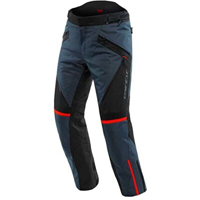 Dainese Tempest 3 D-Dry Pants, Motorcykel Touring Byxor för män, vattentätt membran, avtagbar termisk inomhus, knäskydd, Ebenholts/Svart/Lava Röd, 58 Dainese Tempest 3 D-Dry Pants, Motorcykel Touring Byxor för män, vattentätt membran, avtagbar termisk inomhus, knäskydd, Ebenholts/Svart/Lava Röd, 58