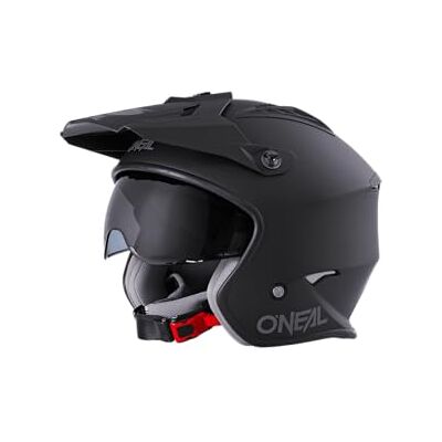 O'NEAL Motorcykelhjälm Enduro Adventure Street Säkerhetsstandarder ECE 22.05, ABS-skal, integrerat solskydd Volt hjälm SOLID Vuxna Svart Storlek L O'NEAL Motorcykelhjälm Enduro Adventure Street Säkerhetsstandarder ECE 22.05, ABS-skal, integrerat solskydd Volt hjälm SOLID Vuxna Svart Storlek L