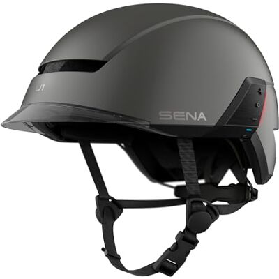 Sena U1 E-Bike smart hjälm med nät 3.0 intercom (matt grå, M) Sena U1 E-Bike smart hjälm med nät 3.0 intercom (matt grå, M)