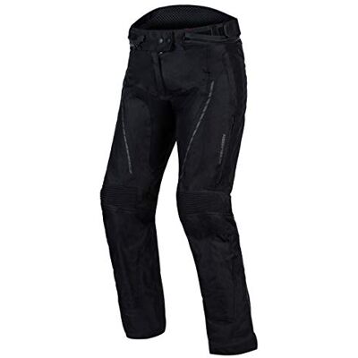 REBELHORN Hiker III Textile motorcykelbyxor för kvinnor membran knäskydd halkfria paneler reflekterande element 4 ventilationskanaler 2 fickor REBELHORN Hiker III Textile motorcykelbyxor för kvinnor membran knäskydd halkfria paneler reflekterande element 4 ventilationskanaler 2 fickor