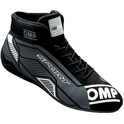OMP Unisex sportstövlar My2022 svart/vit, storlek 45 Fia 8856–2018 båtskor, standard, EU OMP Unisex sportstövlar My2022 svart/vit, storlek 45 Fia 8856–2018 båtskor, standard, EU