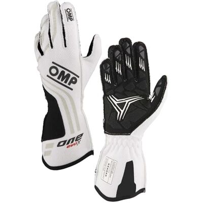 OMP racing Handskar One EVO-X MY24 FIA 8856-2018, Vit, Storlek XS OMP racing Handskar One EVO-X MY24 FIA 8856-2018, Vit, Storlek XS