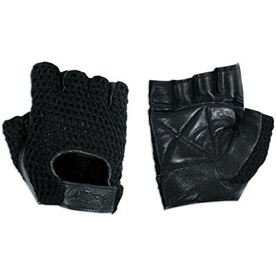 A-Pro Fingerless Biker Handskar Soft Net Läder Cowhide Motorbike Punk Drive Black 3XL A-Pro Fingerless Biker Handskar Soft Net Läder Cowhide Motorbike Punk Drive Black 3XL