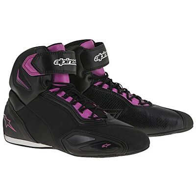 Alpinestars 2.51042E+11 motorcykelkängor, svart/fuchsia, 40 Alpinestars 2.51042E+11 motorcykelkängor, svart/fuchsia, 40