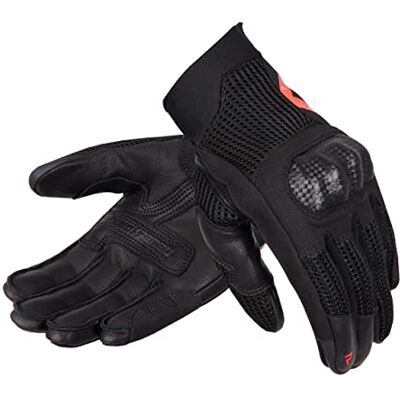 REBELHORN Gap III läder motorcykelhandskar för män getskinn fotled skydd ventilation med 3D-polyesternätinsatser REBELHORN Gap III läder motorcykelhandskar för män getskinn fotled skydd ventilation med 3D-polyesternätinsatser