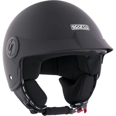 SPARCO Hjälm med Peak för Motorcyklar - Demi-jet ABS Svart Matt L SPARCO Hjälm med Peak för Motorcyklar - Demi-jet ABS Svart Matt L