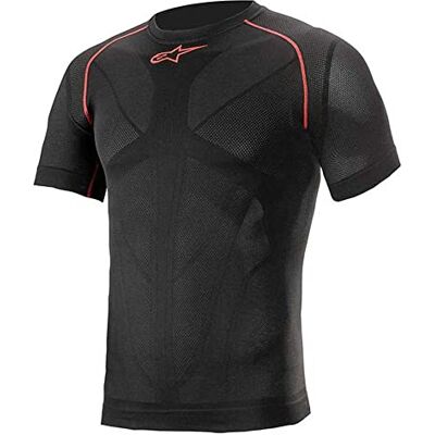 Alpinestars Ride Tech V2 Funktionell skjorta, schwarz/rot, XL/2XL Alpinestars Ride Tech V2 Funktionell skjorta, schwarz/rot, XL/2XL