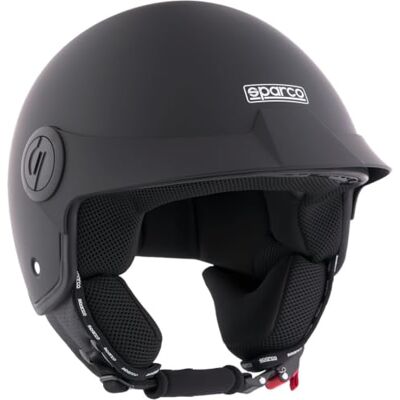 SPARCO Hjälm med Peak för Motorcyklar - Demi-jet ABS Svart Matt L SPARCO Hjälm med Peak för Motorcyklar - Demi-jet ABS Svart Matt L