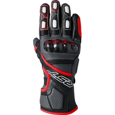 RST Fulcrum CE perforerade läder sport motorcykelhandskar (grå, röd, svart, XL) RST Fulcrum CE perforerade läder sport motorcykelhandskar (grå, röd, svart, XL)