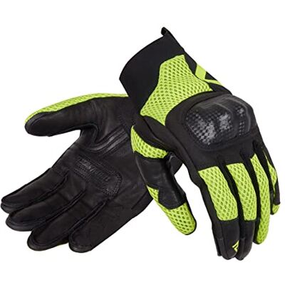 REBELHORN Gap III läder motorcykelhandskar för män getskinn fotled skydd ventilation med 3D-polyesternätinsatser REBELHORN Gap III läder motorcykelhandskar för män getskinn fotled skydd ventilation med 3D-polyesternätinsatser