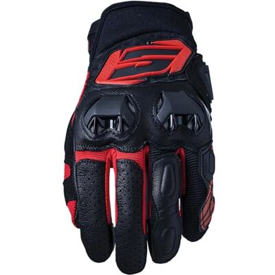 FIVE GLOVES FIVE 81016XL Handskar Sf3, svart/röd, XL FIVE GLOVES FIVE 81016XL Handskar Sf3, svart/röd, XL