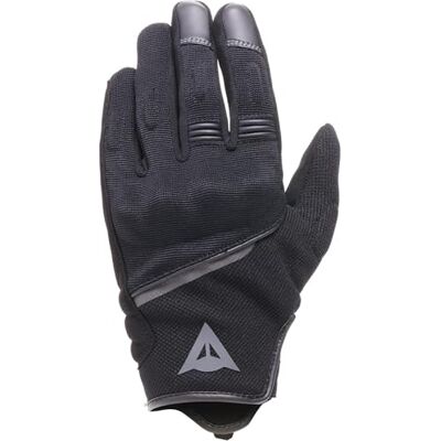 Dainese Metrax Air Gloves Urban kort luftad motorcykelhandske i tyg för sommaren med smart touch och enkel passform, för herr, svart/Anthracit, XS Dainese Metrax Air Gloves Urban kort luftad motorcykelhandske i tyg för sommaren med smart touch och enkel passform, för herr, svart/Anthracit, XS