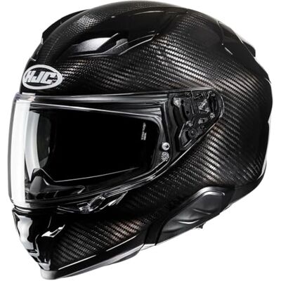 HJC , F71 Carbon Black integrerad motorcykelhjälm HJC , F71 Carbon Black integrerad motorcykelhjälm