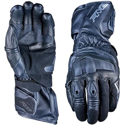FIVE GLOVES FIVE 830001 RACING, RFX4 EVO motorcykelhandskar, mångsidig väg och spår, svart, M FIVE GLOVES FIVE 830001 RACING, RFX4 EVO motorcykelhandskar, mångsidig väg och spår, svart, M