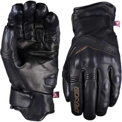 FIVE GLOVES Fem motorcykelhandskar i läder WFX Metro WP, vattentät, Primaloft® och Thermo+™ komplett värmeisolering, CE 1KP-godkänd, svart, XL FIVE GLOVES Fem motorcykelhandskar i läder WFX Metro WP, vattentät, Primaloft® och Thermo+™ komplett värmeisolering, CE 1KP-godkänd, svart, XL