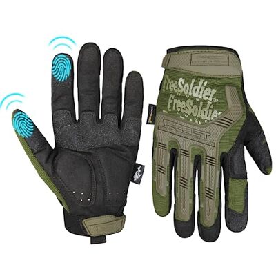 FREE SOLDIER Cykelhandskar halkfria handskar helfingerhandskar herr utomhus motorcykel klättring vandring cykling ridning arbetshandskar FREE SOLDIER Cykelhandskar halkfria handskar helfingerhandskar herr utomhus motorcykel klättring vandring cykling ridning arbetshandskar