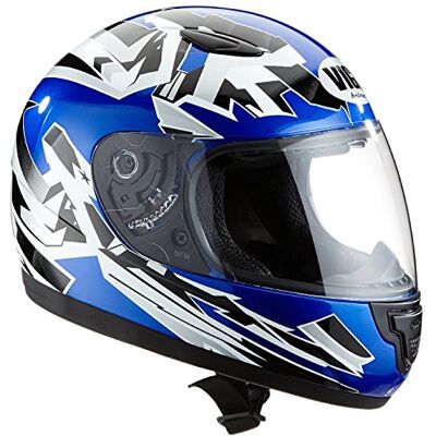 protectWEAR barn motorcykelhjälm blå SA03 storlek S protectWEAR barn motorcykelhjälm blå SA03 storlek S