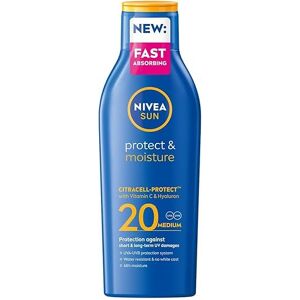 NIVEA Sun Protect & Moisture SPF 20 - Solkräm NIVEA Sun Protect & Moisture SPF 20 - Solkräm