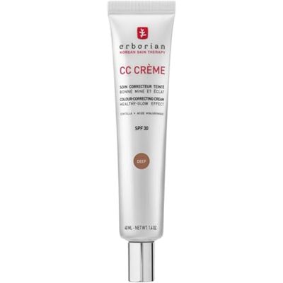 Erborian CC Crème with Asian Centella högupplöst och sminkbelysning ansiktskräm solskydd SPF 30, koreansk kosmetika, djup 40 ml Erborian CC Crème with Asian Centella högupplöst och sminkbelysning ansiktskräm solskydd SPF 30, koreansk kosmetika, djup 40 ml