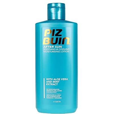 Piz Buin ® After Sun Soothing & Cooling Moisturising Lotion, 200 ml Hudlugnande kroppslotion, svalkande och fuktgivande, hjälper till att upprätthålla solbränna Piz Buin ® After Sun Soothing & Cooling Moisturising Lotion, 200 ml Hudlugnande kroppslotion, svalkande och fuktgivande, hjälper till att upprätthålla solbränna