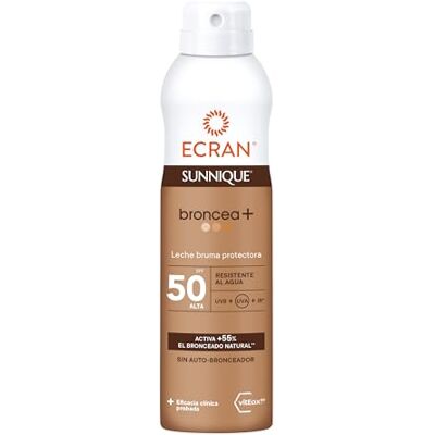 Ecran Sunnique Bronze Brum skyddande mjölk SPF 50, UVB + UVA- och IR-A-skydd, med ren brons och VitEox 80-teknik, aktiverar naturlig solbränna, utan självbrun 250 ml Ecran Sunnique Bronze Brum skyddande mjölk SPF 50, UVB + UVA- och IR-A-skydd, med ren brons och VitEox 80-teknik, aktiverar naturlig solbränna, utan självbrun 250 ml
