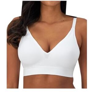 Bali dam trådlös, komfort revolution modern sömlös, flexibel bygelfri BH, Vitt, 3XL Bali dam trådlös, komfort revolution modern sömlös, flexibel bygelfri BH, Vitt, 3XL