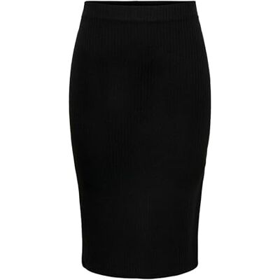 ONLY Onlemma slits kjol för kvinnor noos, Svart, M ONLY Onlemma slits kjol för kvinnor noos, Svart, M